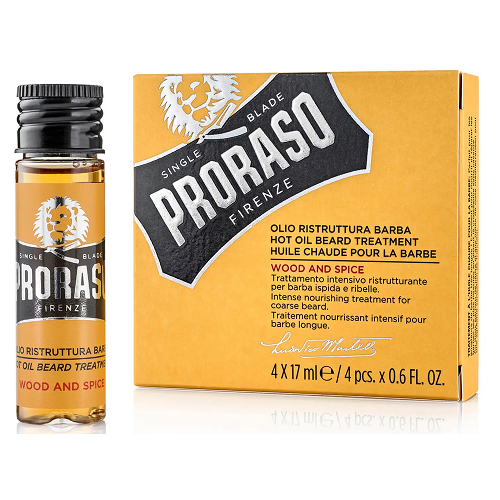 Proraso-Óleo quente para a barba 4 x17ml