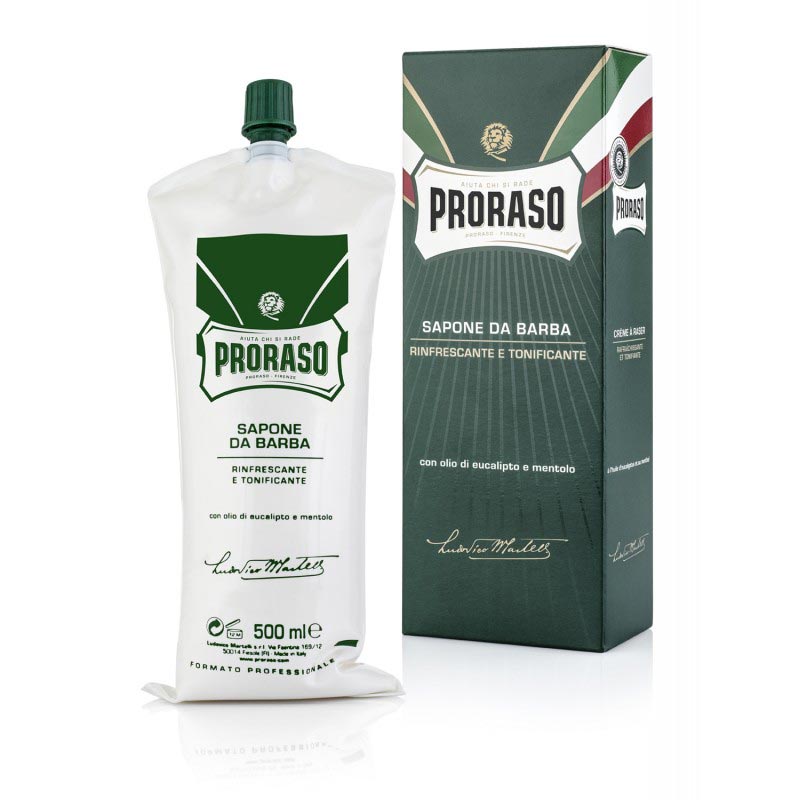Proraso-Sabão de barbear Eucalipto e Mentol 500ml