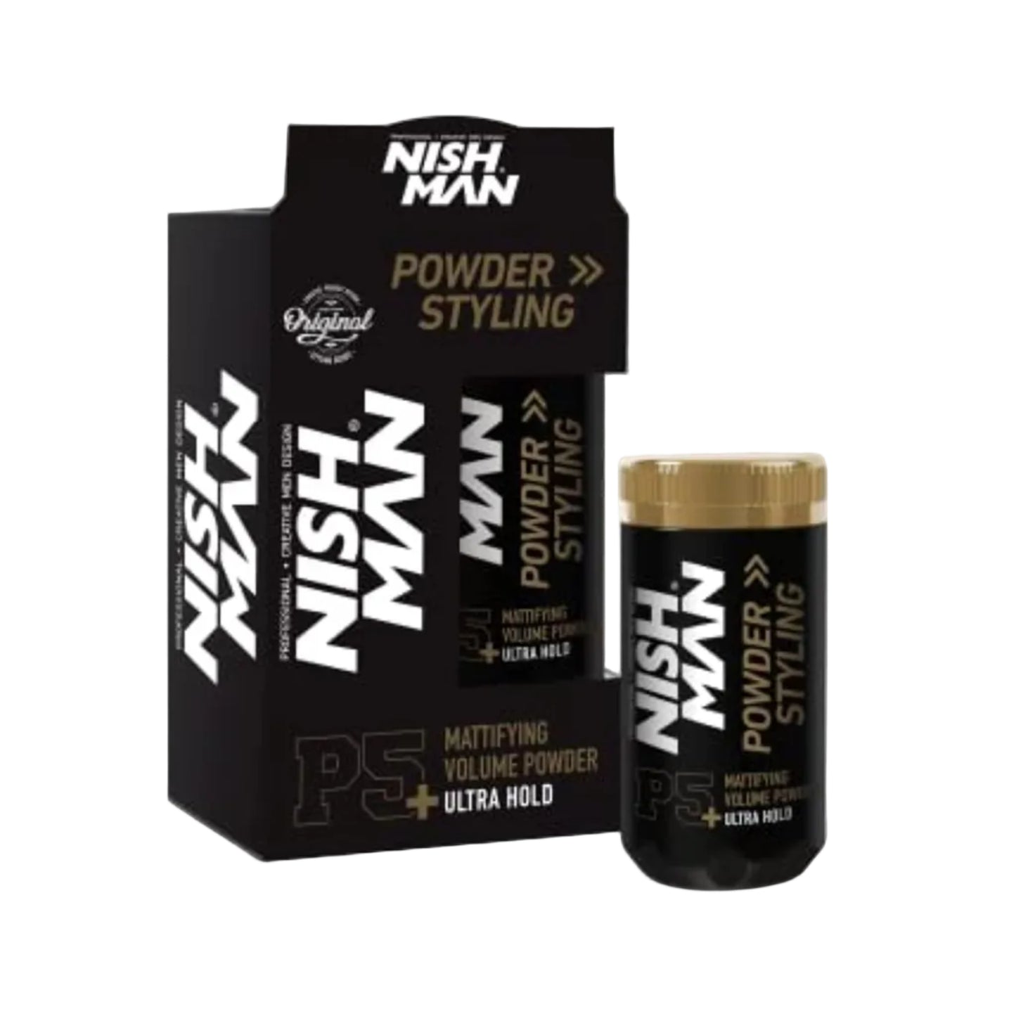 Nishman – P5 Volumen-Puderwachs – Extra starker Halt – 20 g