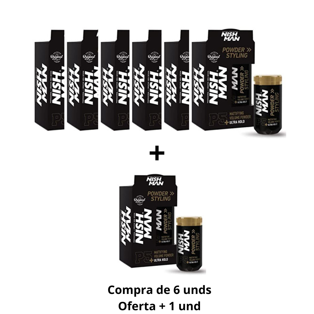 Nishman PACK ceras em pó (6+1)