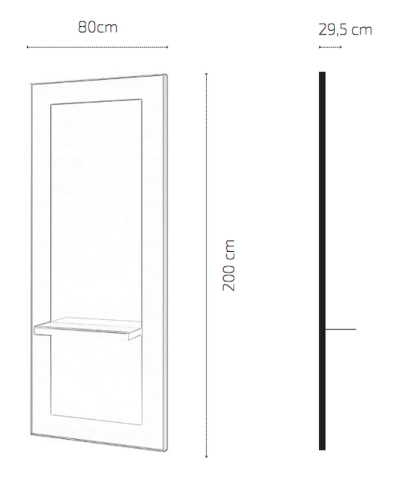 Espelho - ROGER Preto