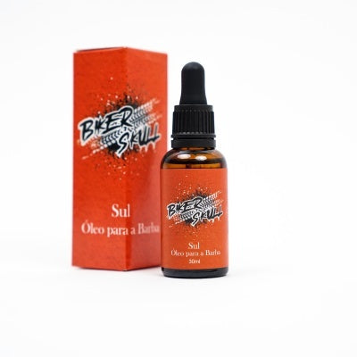 Biker Skull - Óleo para a barba Sul 30ml
