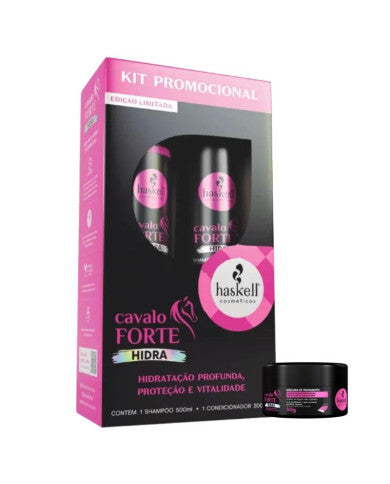Haskell- KIT HIDRA Cavalo Forte Shampoo 500ml+ Condicionador 300ml