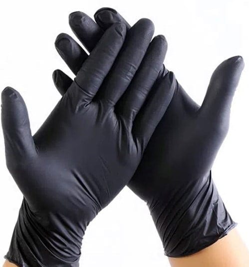 Luvas Nitrilo Preto TAM. S (100 UND)