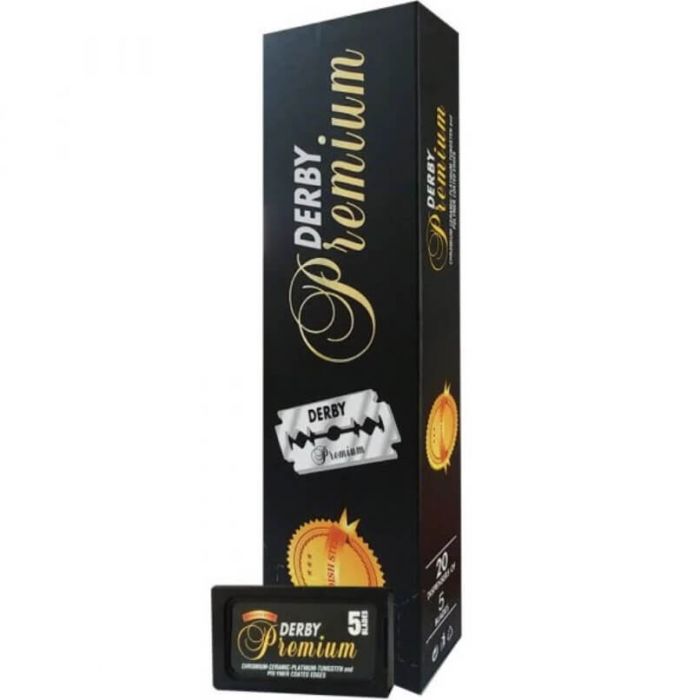 Lâminas - Derby Black Premium 100 unidades