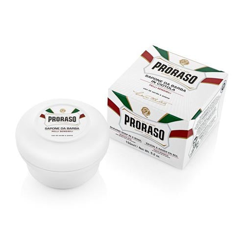 Proraso-Sabão de barbear peles sensíveis Aloe Vera   150ml