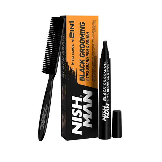 Nishman - Beard Pen & Brush Preto
