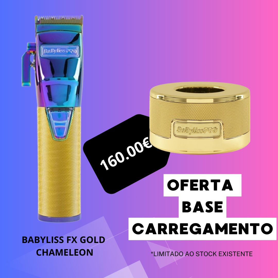 Babyliss Fx Gold Chameleon + OFERTA Base de carregamento