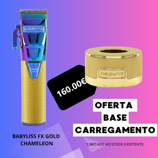 Babyliss Fx Gold Chameleon + OFERTA Base de carregamento