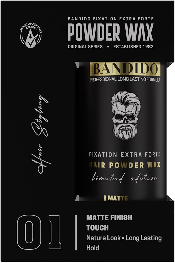 Bandido - CERA EM PÓ MATE (32g) Fixação Extra Forte