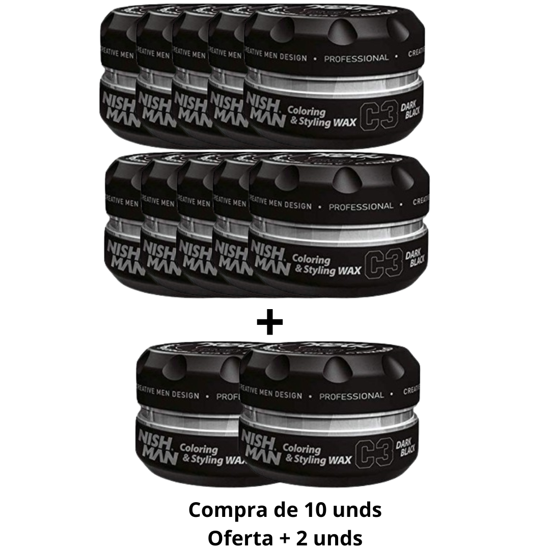 Nishman PACK cera negra (10+2)