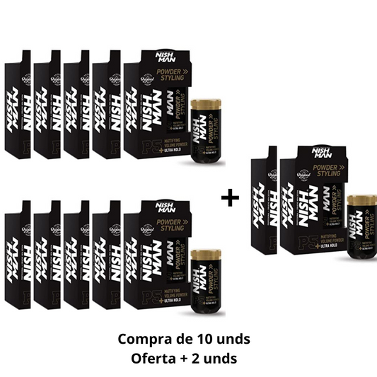 Nishman PACK ceras em pó (10+2)