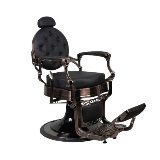 CADEIRA DE BARBEIRO BLACK COPPER PREMIUM LINE