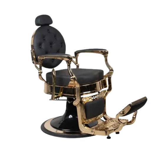 CADEIRA DE BARBEIRO BLACK GOLD PREMIUM LINE