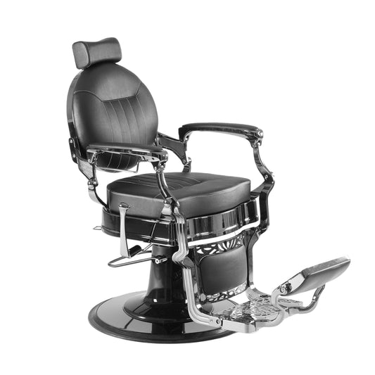 CADEIRA DE BARBEIRO MIGE SILVER