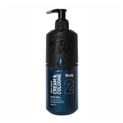 Nishman-After Shave Cream & Cologne Artic Blue nº2  400ml
