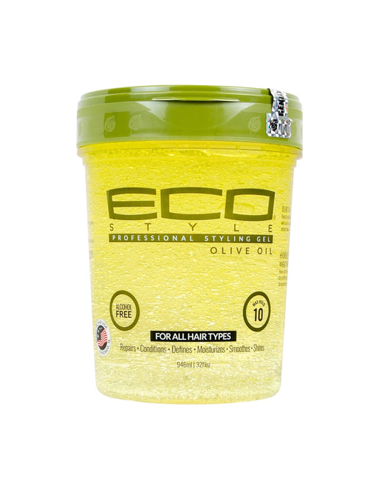 Eco- Professional Hair Styling Gel Olive Oil 946ml